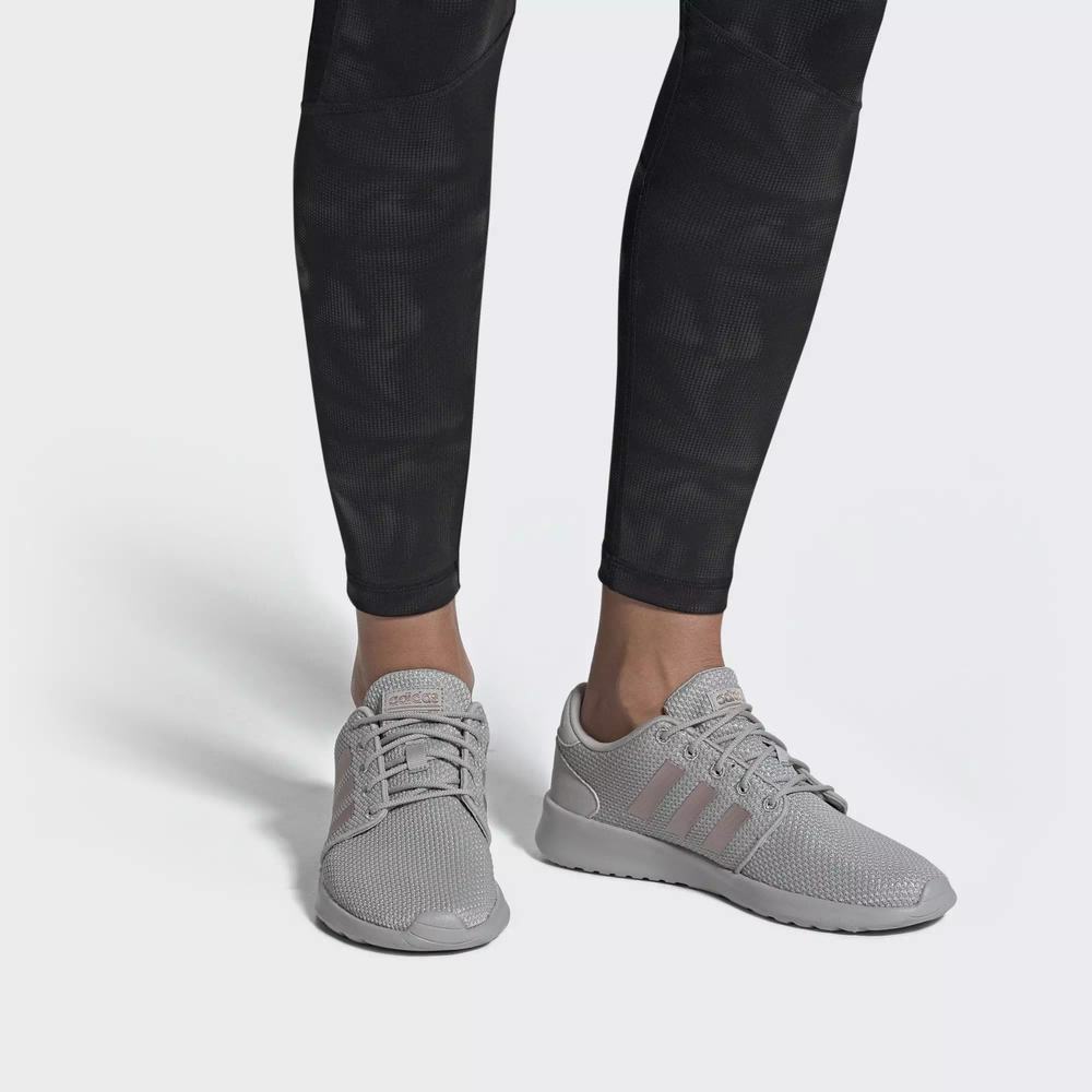 Adidas QT Racer Tenis Grises Para Mujer (MX-60617)